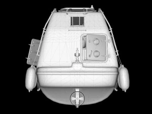 Lifeboat 3D Model