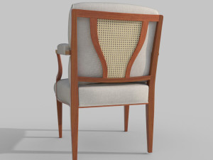 ARMCHAIR 969 SEAT HEIGHT 47CM 3D Model