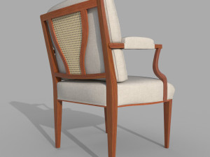 ARMCHAIR 969 SEAT HEIGHT 47CM 3D Model