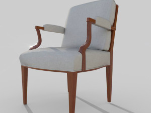 ARMCHAIR 969 SEAT HEIGHT 47CM 3D Model