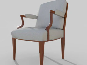 ARMCHAIR 969 SEAT HEIGHT 47CM 3D Model