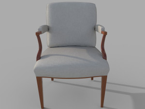 ARMCHAIR 969 SEAT HEIGHT 47CM 3D Model