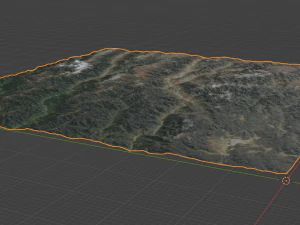 Alps Mountain 3D Model