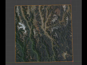 Alps Mountain 3D Model