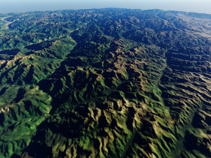 Alps Mountain 2 3D Model