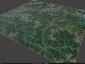 Alps Mountain 3 3D Model