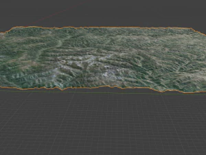 Alps Mountain 3 3D Model