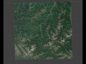 Alps Mountain 4 3Dモデル