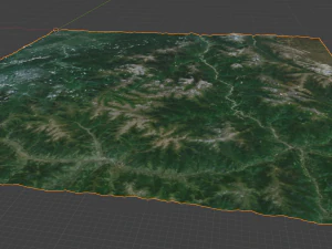 Alps Mountain 6 3D Model