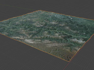 Alps Mountain 6 3D Model