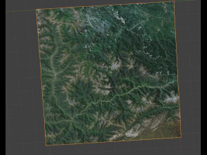 Alps Mountain 6 3D Model