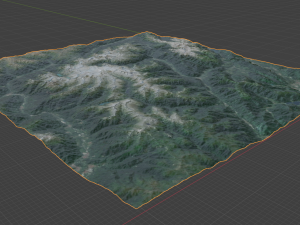 Alps Mountain 7 Modèle 3D