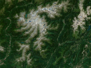 アルプス山7 3Dモデル