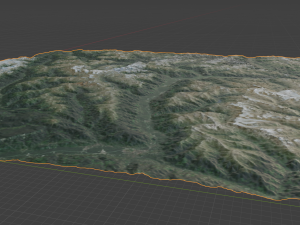 Alps Mountain 8 3D Model