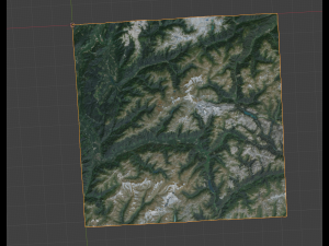 Alps Mountain 8 3D Model
