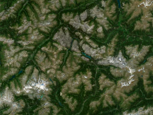 アルプス山9 3Dモデル