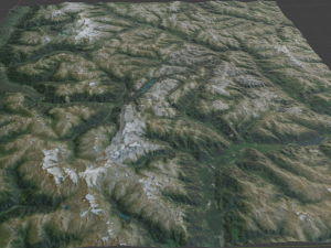 Alps Mountain 9 Modèle 3D