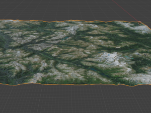 Alps Mountain 9 Modèle 3D