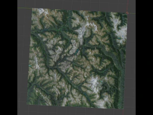 Alps Mountain 9 3D Model