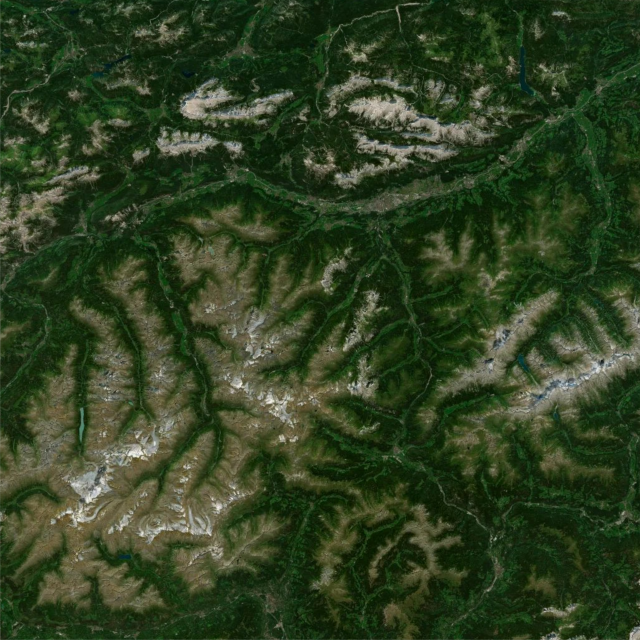 Alps Mountain 10 3D Model .c4d .max .obj .3ds .fbx .stl .blend 