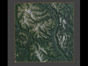 Alps Mountain 10 3D Model