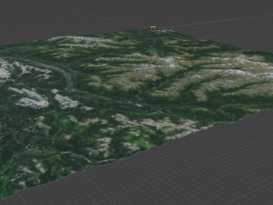 Alps Mountain 10 3D Model