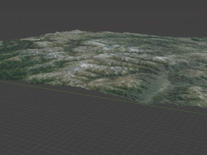 Alps Mountain 11 3D Model