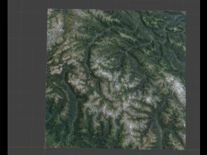Alps Mountain 11 3D Model