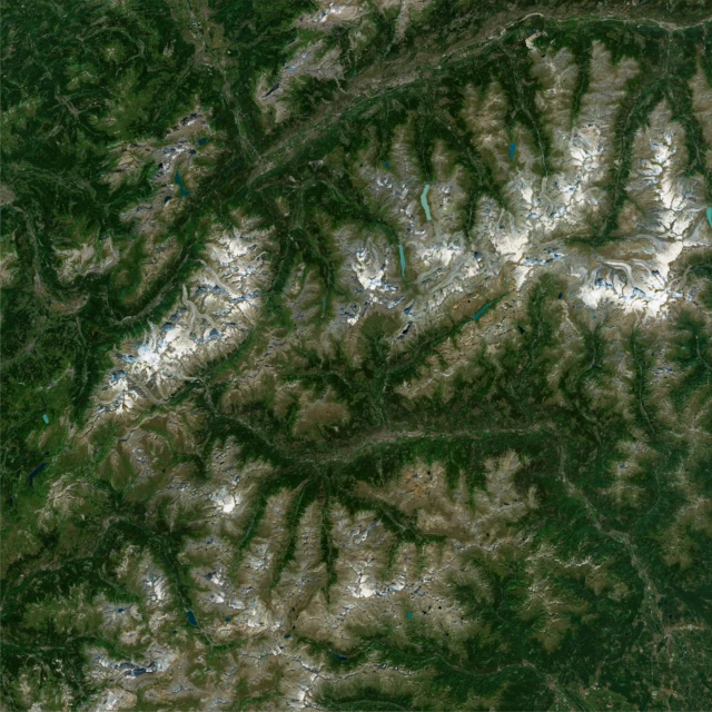 Alps Mountain 12 3D 모델 .c4d .max .obj .3ds .fbx .stl .blend 
