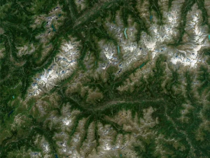 Альпы Гора 12 3D Модель