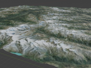 Alps Mountain 12 3D 모델