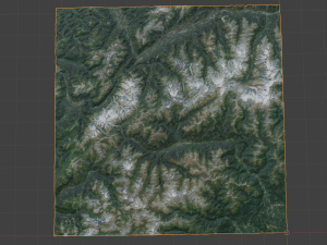 Alps Mountain 12 3D 모델