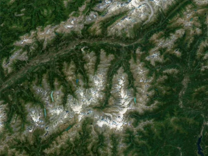 アルプス山13 3Dモデル