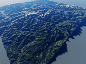 Alps Mountain 13 3D Model