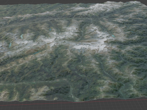 Alps Mountain 13 Modello 3D