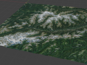 Alps Mountain 13 Modello 3D