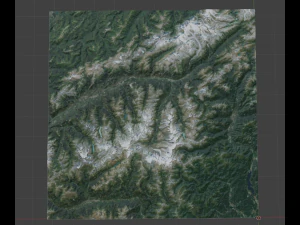 Alps Mountain 13 3D Model