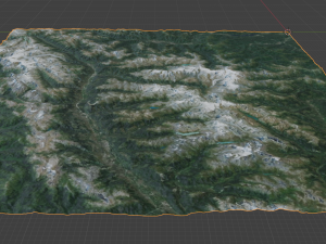 Alps Mountain 13 Modello 3D