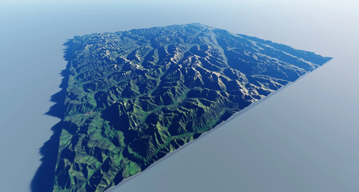 Alps Mountain 14 3D Model .c4d .max .obj .3ds .fbx .stl .blend 