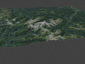 Alps Mountain 14 3D Model