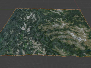 Alps Mountain 14 3D Model