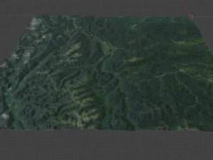 Alp Dağı 15 3D Model