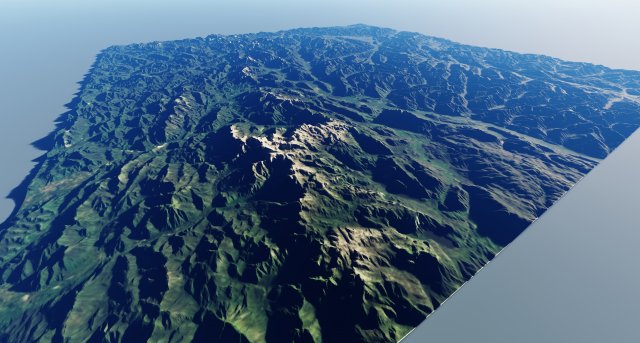 Alps Mountain 16 Model 3D .c4d .max .obj .3ds .fbx .stl .blend 