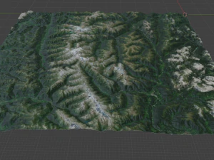 Montagna delle Alpi 17 Modello 3D