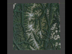 Montagna delle Alpi 17 Modello 3D