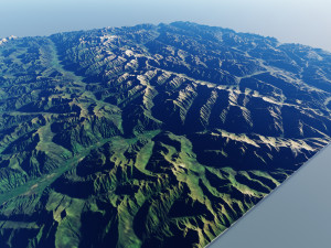 Alps Mountain 17 Model 3D