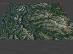 Alps Mountain 18 3D-Modell