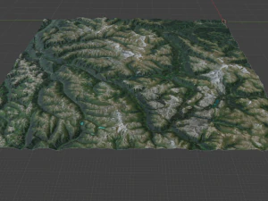 Alps Mountain 19 3D Model