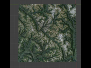 Alps Mountain 20 3D Model