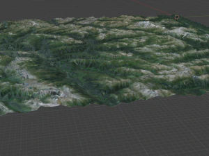 Alps Mountain 21 3D Model